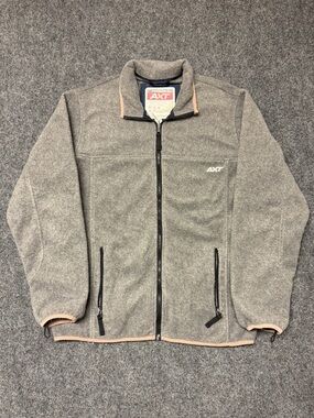 Vintage Aeropostale Grey Zip Fleece Jacket Y2K L